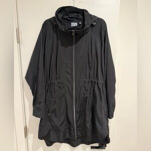 Athleta Black Utility Rain Jacket